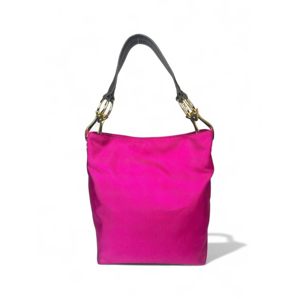 JPK Paris 75 Pink Nylon/Canvas Bucket Bag